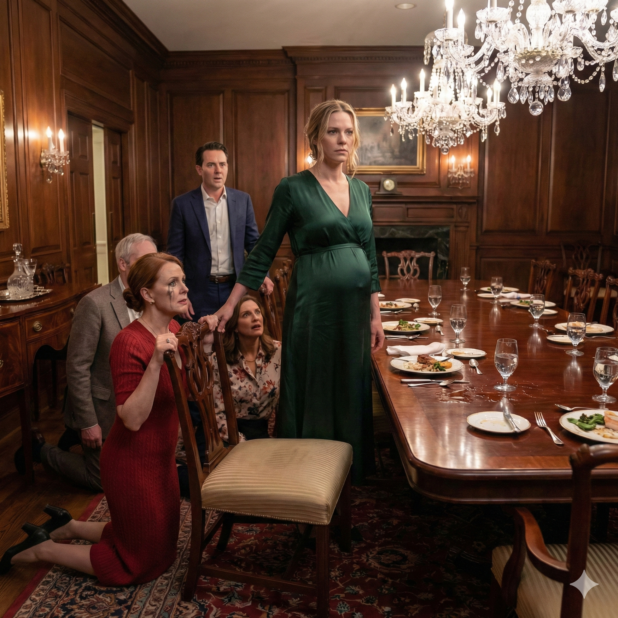 I never told my ex-husband and his wealthy family that I was the secret owner of their employer’s multi-billion dollar company. They thought I was a ‘broke, pregnant charity case.’ At a family dinner, my ex-mother-in-law ‘accidentally’ dumped a bucket of ice water on my head to humiliate me, laughing, ‘At least you finally got a bath.’ I sat there dripping wet. Then, I pulled out my phone and sent a single text: ‘Initiate Protocol 7.’ 10 minutes later, they were on their knees begging.