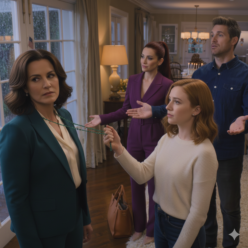 My niece smiled, tugged my grandmother’s diamond necklace, and said “If it’s real, it should hold up,” right before it snapped in the middle of my mom’s birthday party—while my sister-in-law laughed, my brother asked if it was ‘even worth much,’ and everyone moved on to cake… so I drove home with three loose stones in my palm and opened the one email thread they never knew existed.