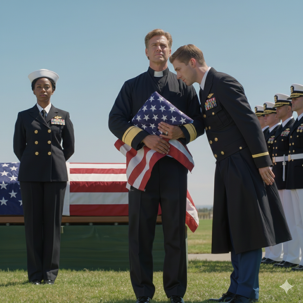 At My Commander’s Funeral, His Son Mocked Me — Until the Chaplain Whispered My Call Sign.
