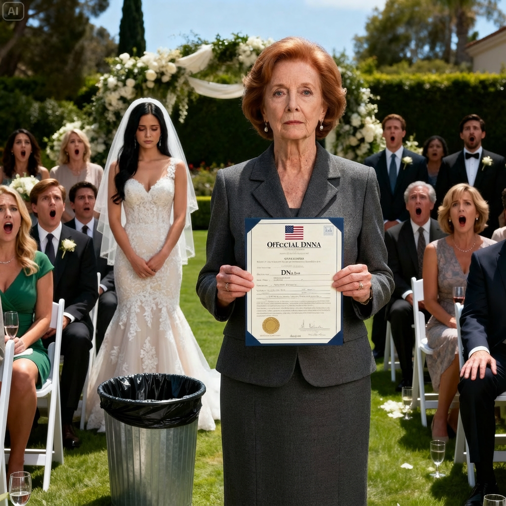 AT MY SON'S WEDDING, THEY REPLACED MY SEAT WITH A TRASH CAN. 