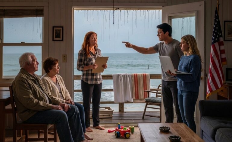 I Gifted My Parents A $425,000 Seaside Mansion For Their 50th Anniversary. When I Arrived, My Mother Was Crying And My Father Trembling – My Sister’s Family Had Taken Over. Her Husband Stepped Toward My Dad, Pointed To The Door, And Yelled, “This Is My House, Get Out!” My Sister Laughed… Until I Walked In, And SILENCE FELL…