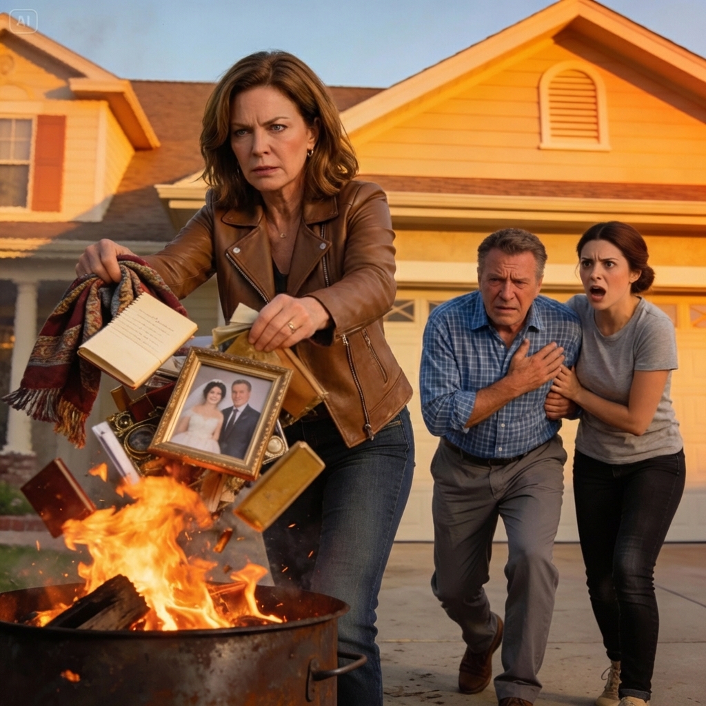 My stepmother burned all of my late mother’s belongings. My dad had a heart attack from the shock. So I made sure she faced everything she lit on fire — in court.