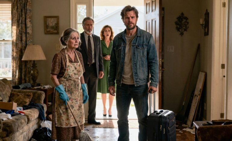 I returned home expecting a reunion, not a shock. My mother was wearing gloves, taking orders, in the very house I paid for. That’s when I realized I hadn’t come home to visit—I came home to take it back.