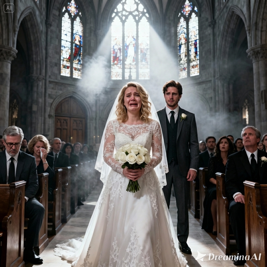 “Her Groom Abandoned Her Alone At The Altar — Then Mafia Boss And 700 Armed Guards Stormed The Church…”