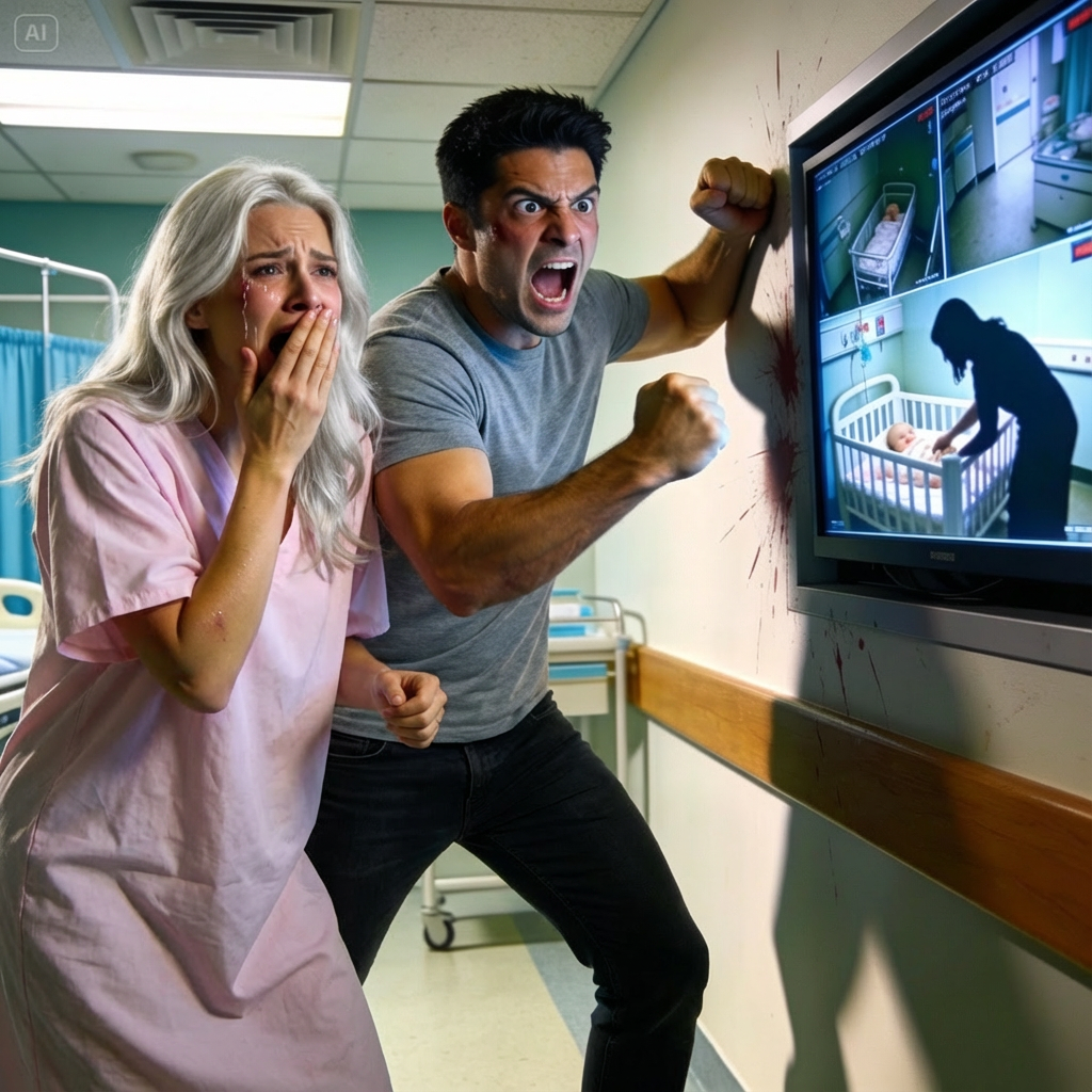 48 hours after giving birth, my baby suddenly went into cardiac arrest. The doctors managed to save her, but right after, my husband and I were called into a separate room. “Please look at this security footage.” At 2 am, a figure was seen sneaking into the nursery. The moment I saw their face, I collapsed to my knees, and my husband slammed his fist into the wall…