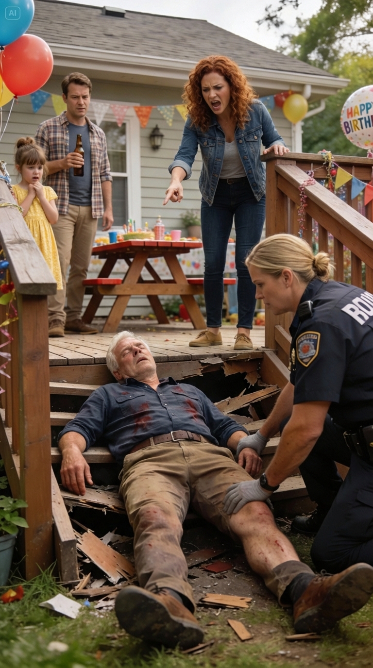 My wife berated me while I lay still on the pavement, her family insisting I was overreacting and ruining the day.