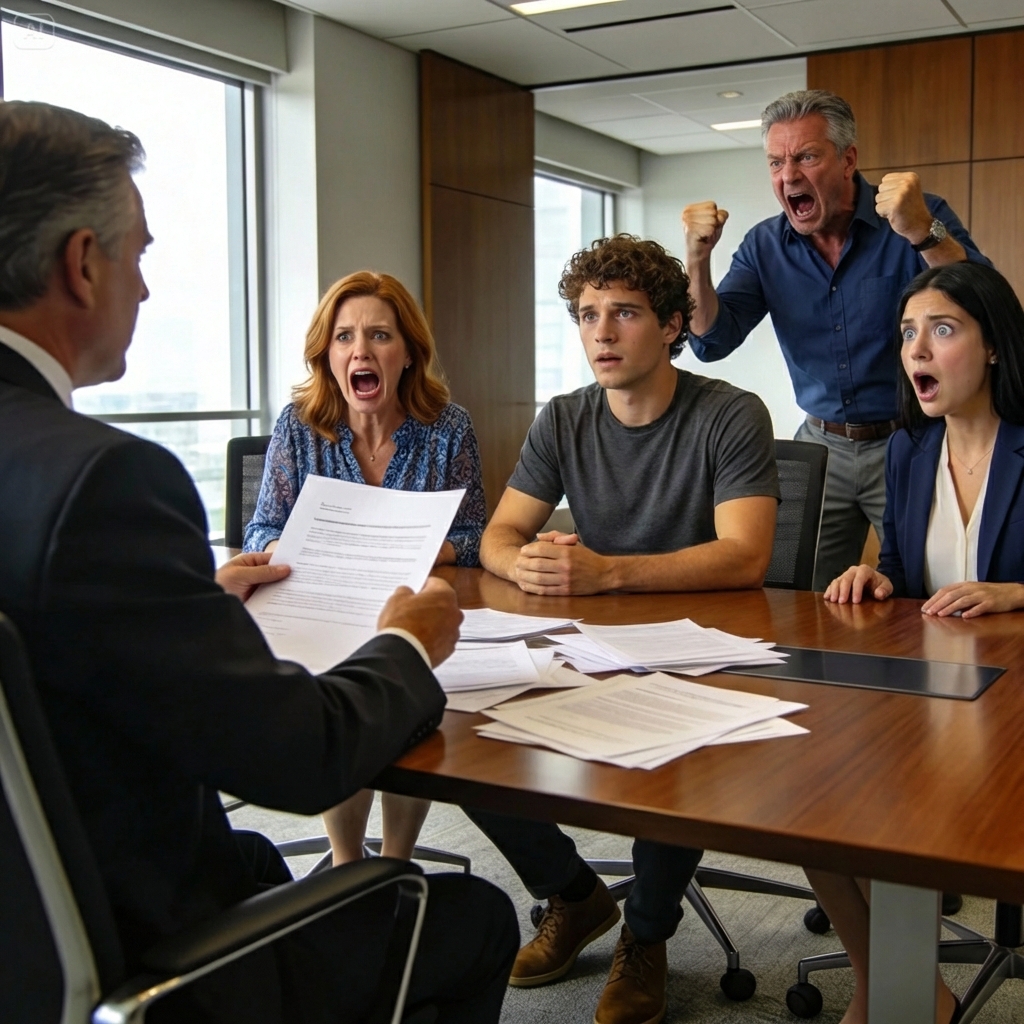 At the will reading, my parents laughed while handing my sister $6.9m. Me? They gave me $1 and said, ‘go earn your own’ my mother smirked some kids just don’t measure up. But when the lawyer read grandpa’s final letter my mom started screaming…