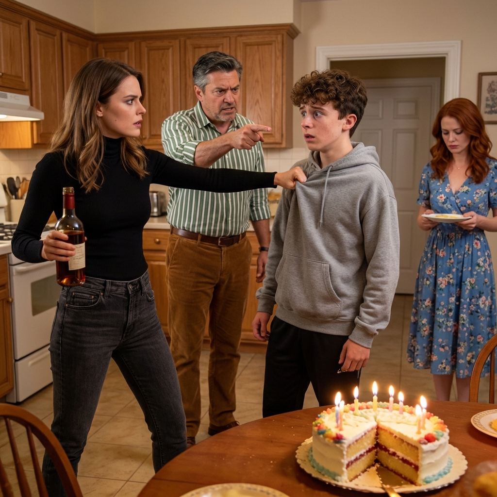 My stepsister demanded to cut my birthday cake, but when I cut it instead, she slapped me. Then, my dad defended her, telling me to show some respect for the family. Now,