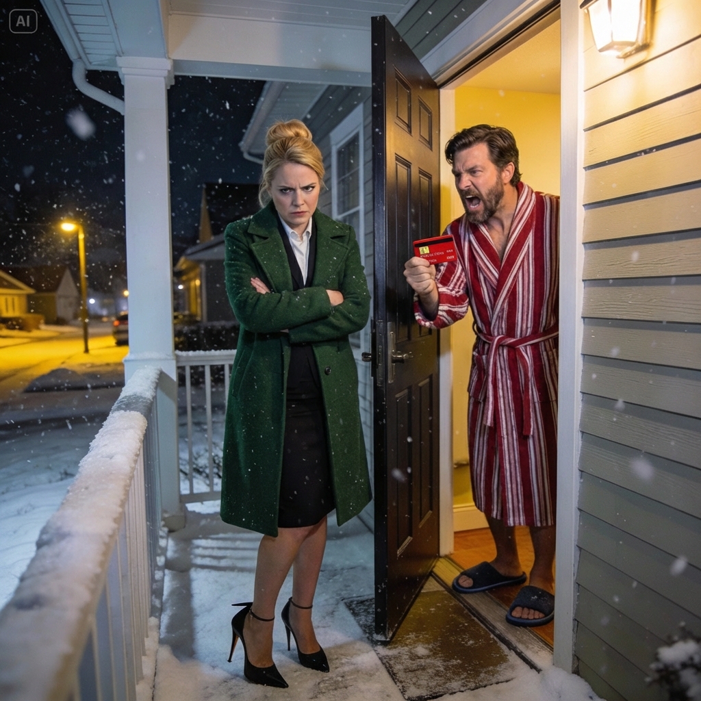 “At midnight, my husband kicked me out with nothing but a coat — after I said no to handing over my $200k. He snatched my ATM card and spat, ‘You’re nothing without me.’ He didn’t know I had already planned his downfall.”