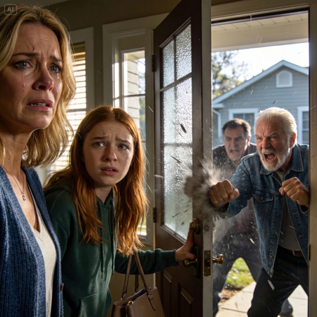 My 17-year-old daughter spent three days cooking for 23 people for my mom’s birthday party. My dad texted last minute: “We’ve decided to celebrate at a restaurant. It’s adults only.” I didn’t make a scene. I did this instead. Fifteen hours later, the door started shaking…