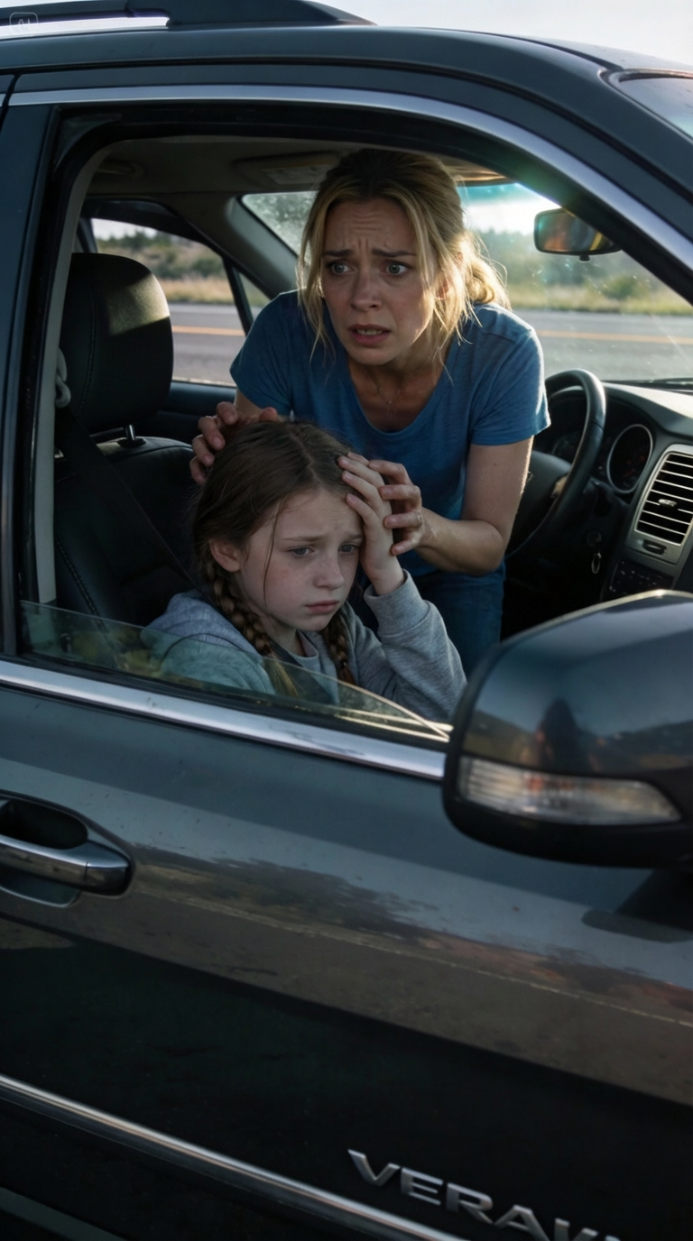 I was traveling with my daughter when she suddenly felt sick and said the AC smelled strange. I stopped the car, checked the system, and froze when I saw what was hidden there. The police arrived, and hours later, a disturbing truth came out.