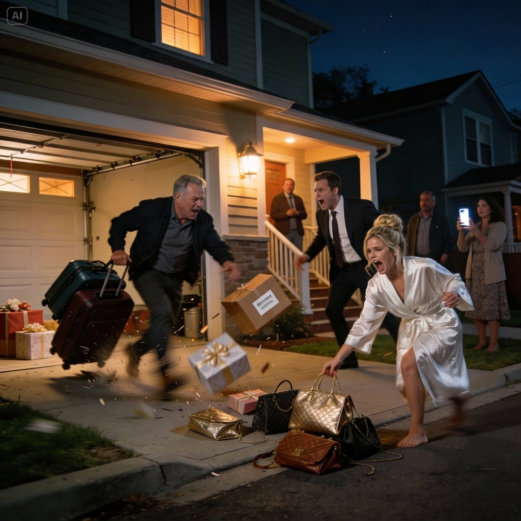 My brother’s fiancée ordered me to pay $10,000 as their wedding gift, claiming I was ruining everything if I didn’t. I refused, and my parents threw me out of the wedding. Then after it was over, they found their belongings lying in the garbage outside the house… the shock was unreal.