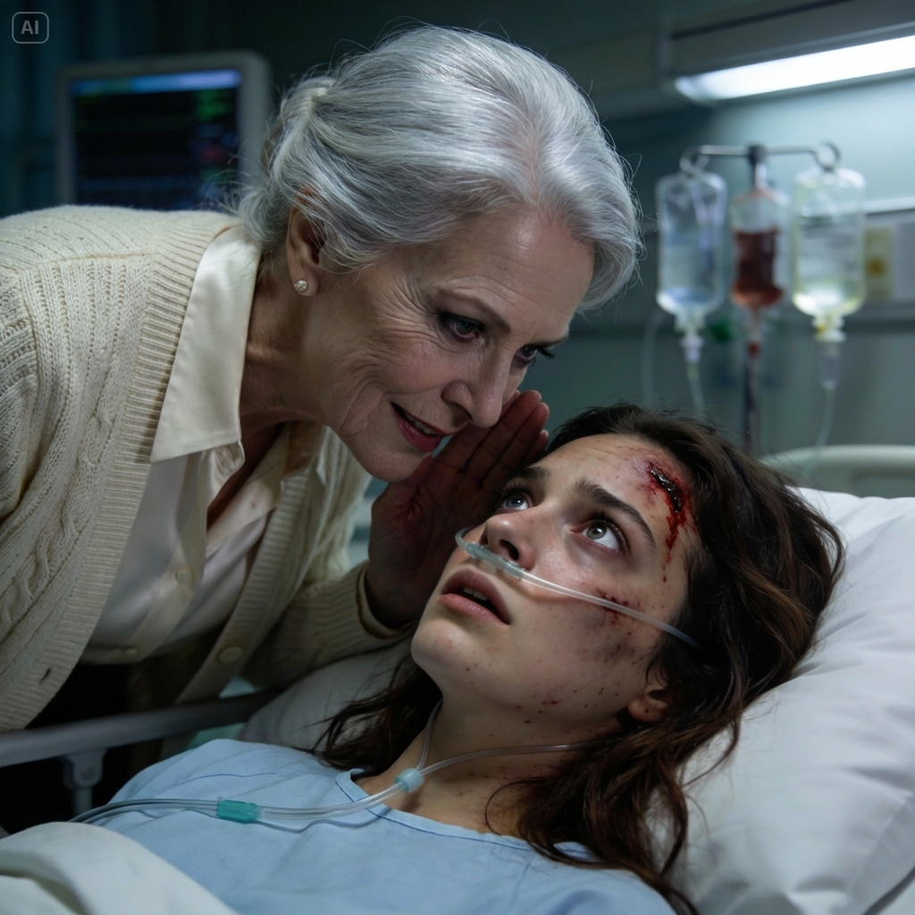 My MIL found out I was pregnant and gifted me a “baby shower present”—a brand-new car. But on the way home, the brakes suddenly failed and I crashed into a truck. When I woke up in the hospital, my MIL smiled and coldly said, “The baby is gone now. My son is finally free.” But she had no idea that her smile would soon disappear…