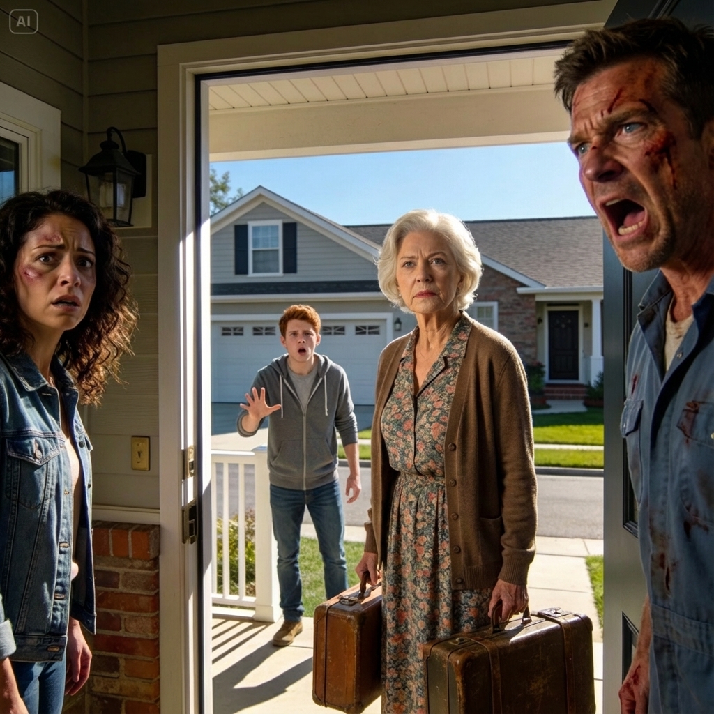 My Son Beat Me Up Just Because The Soup Wasn’t Salted. The Next Morning He Said: ‘My Wife Is Coming For Lunch, Cover Everything Up And Smile!’ Then He Went To The Office And When He Entered His Boss’s Room, He Turned As Pale As Chalk.