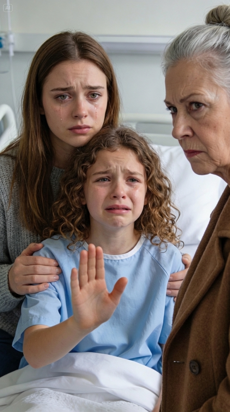 My 8-year-old daughter was rushed to the hospital after an accident while delivering homemade cookies for my mother-in-law’s birthday. When she saw her grandmother, she panicked and begged her to stay away. Then the nurse leaned in and whispered that my daughter had something important to tell me—and what she said in a shaking voice sent a chill through my veins.