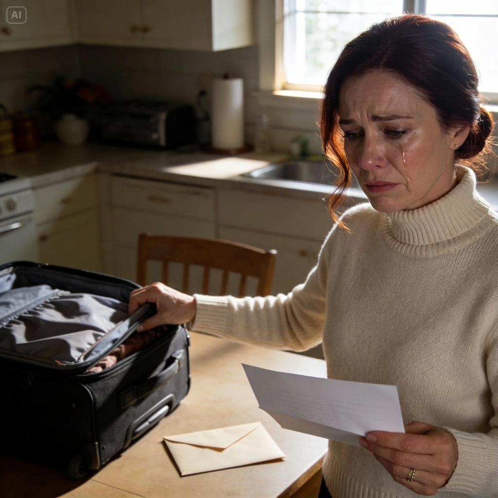 A week before her birthday, my daughter told me: “The greatest gift would be if you just died.” So I did exactly that. After canceling the house funding and withdrawing everything… I went away. What I left on her table truly destroyed her.