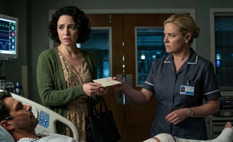 I went to the hospital every day to take care of my husband after his injury. One night, as he slept peacefully, the head nurse passed by and secretly placed a folded paper into my hand. She didn’t explain anything.