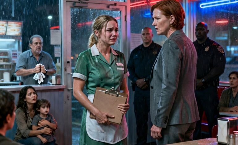 “You don’t look like someone worth helping,” — The Night a Diner Waiter Changed a Family’s Fate Forever