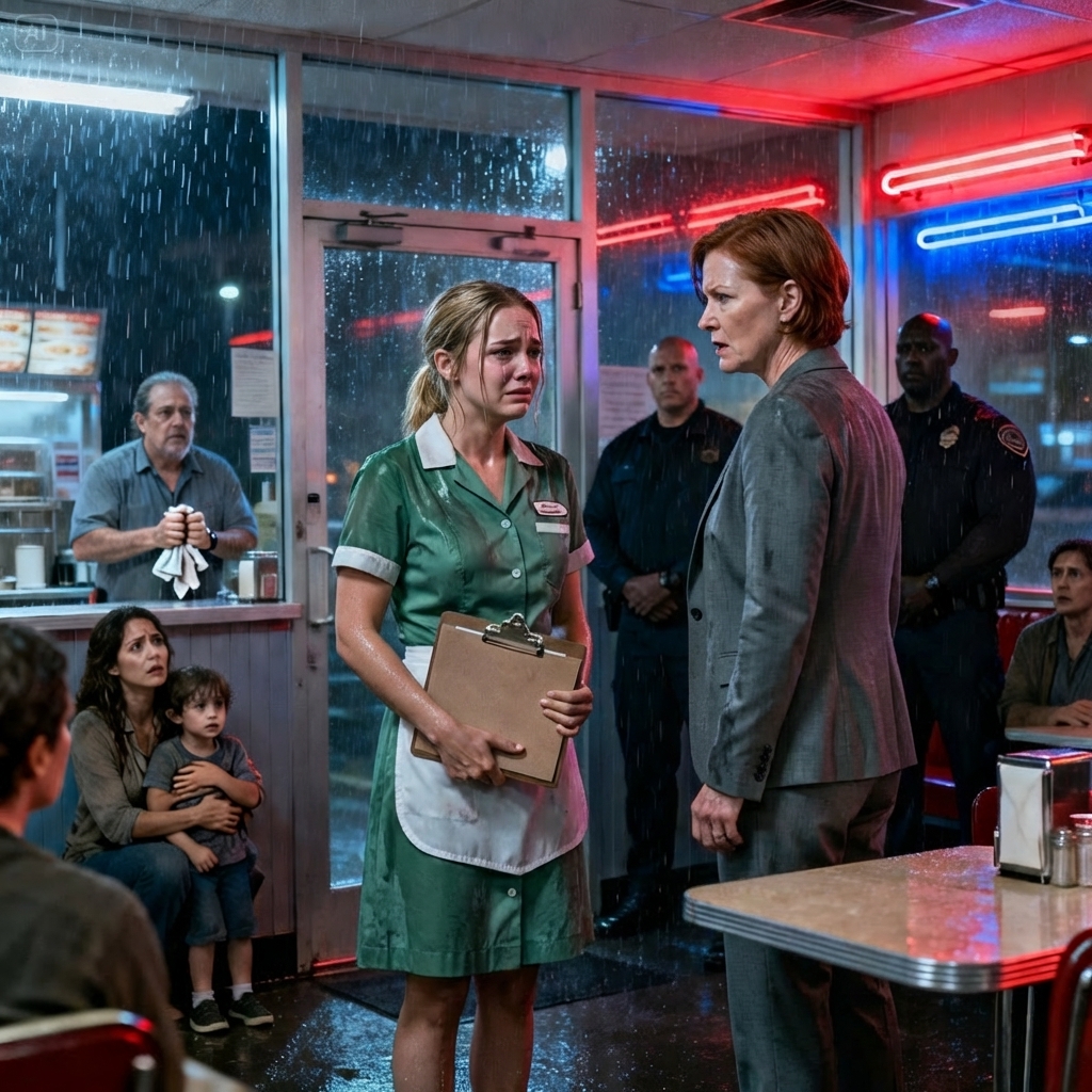 “You don’t look like someone worth helping,” — The Night a Diner Waiter Changed a Family’s Fate Forever