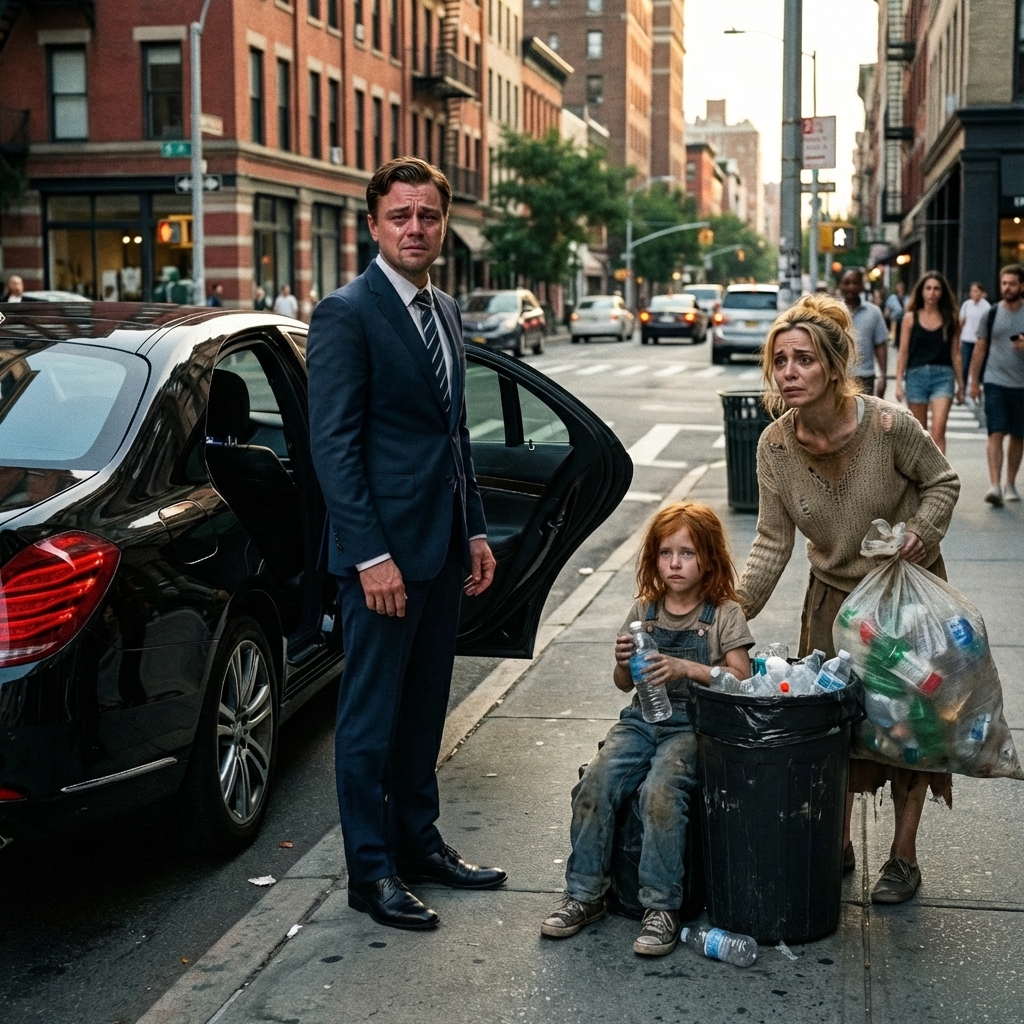 “The Mafia Boss Sees a Little Girl Picking Trash for Mom “— A Poor Mother Faces a Crime Lord After He Discovers the Truth Hidden for Seven Years