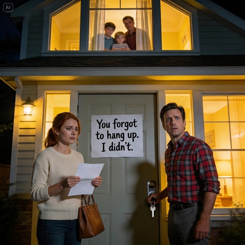 My daughter forgot to hang up the phone. I heard, “He has to go to a nursing home.” I didn’t argue. I sold the house first. The note I left on the door made her scream.