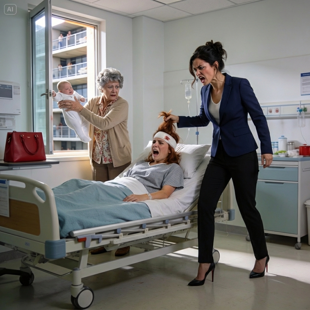 “Give us the card or I’ll drop her!” That’s what my mother said while dangling my newborn outside the 10th floor hospital window—right after my sister attacked me. I had just given birth.