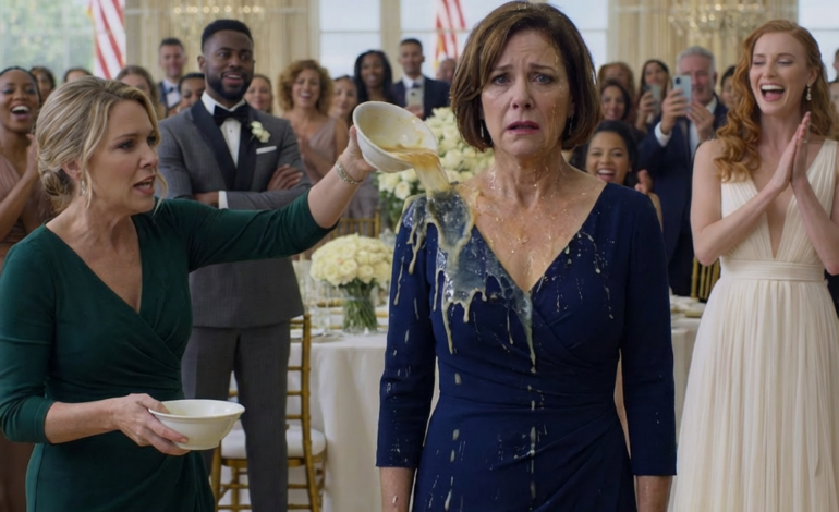 “During dinner, my son’s mother-in-law splashed a bowl of hot soup in my face and laughed: ‘You poor trash—you deserve that!’ My daughter-in-law chimed in, ‘Mom’s right.’ My son just stood there with his arms crossed, watching. I didn’t say a word. I simply wiped my burning face and walked out. But before I left, I made one quick phone call… And what happened next was something they would never forget.”