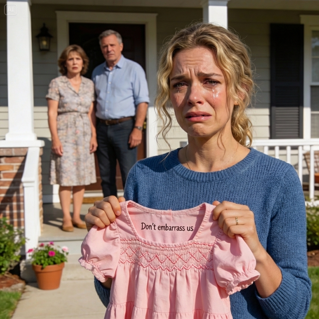 For my daughter’s 8th birthday, my parents sent her a pink dress as a gift. She seemed happy at first but then froze. “What is this, mommy?” I looked closer and my hands started shaking. I didn’t cry. I did this. The next morning, my parents were calling non-stop…