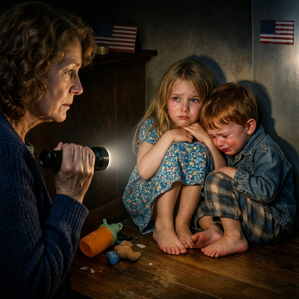 At 4 a.m., my daughter-in-law screamed into the phone, “Your son left me—come get the kids right now!” I raced through the empty, dark streets to her house and found the children curled up, small and trembling. But the longer I looked, the more everything felt wrong: the “Dubai business trip” sounded like an excuse, the car was gone without any explanation, and then her phone kept buzzing with strange messages. And in that exact moment, the truth hit me like ice—she hadn’t been abandoned at all… she was hiding out in Cabo with another man.