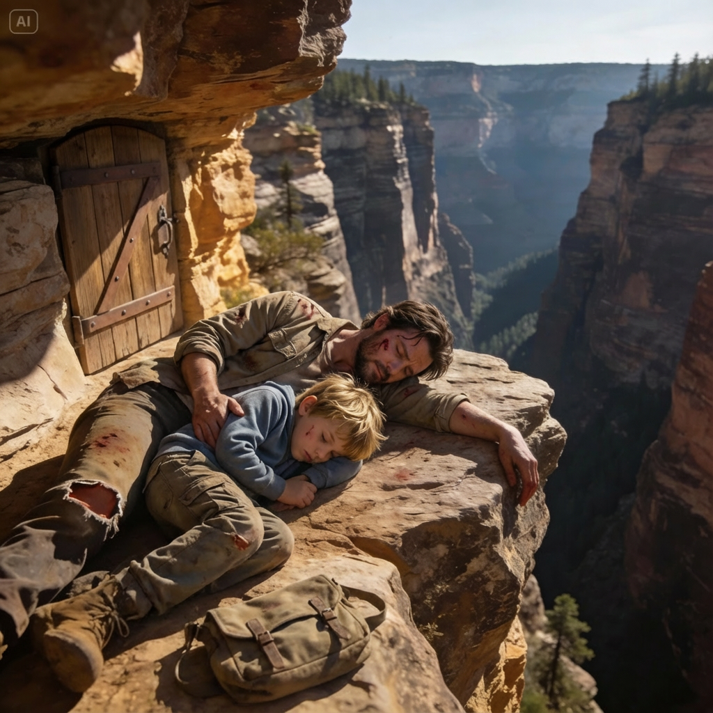 My family took us hiking that day. without any sign, my parents and sister pushed me and my 6-year-old son off a cliff. as i lay broken on the ground, my son whispered, “mom… don’t move yet.” we pretended we were dead. and once they left, my son told me what my sister said… and i froze in horror.