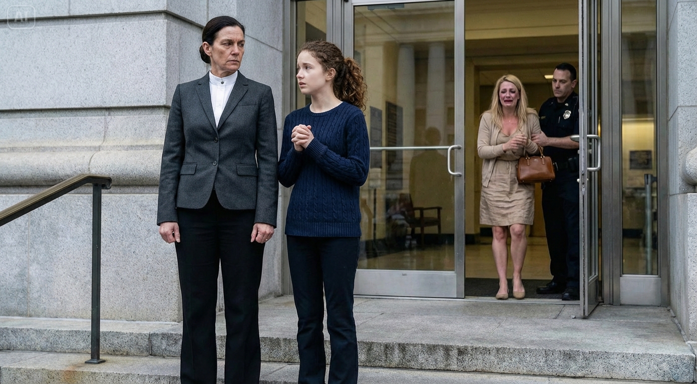 When my best friend said her daughter’s suicide attempt was “just for attention,” I knew something was broken. This morning, I watched her cry outside a courtroom where her daughter was finally being heard.