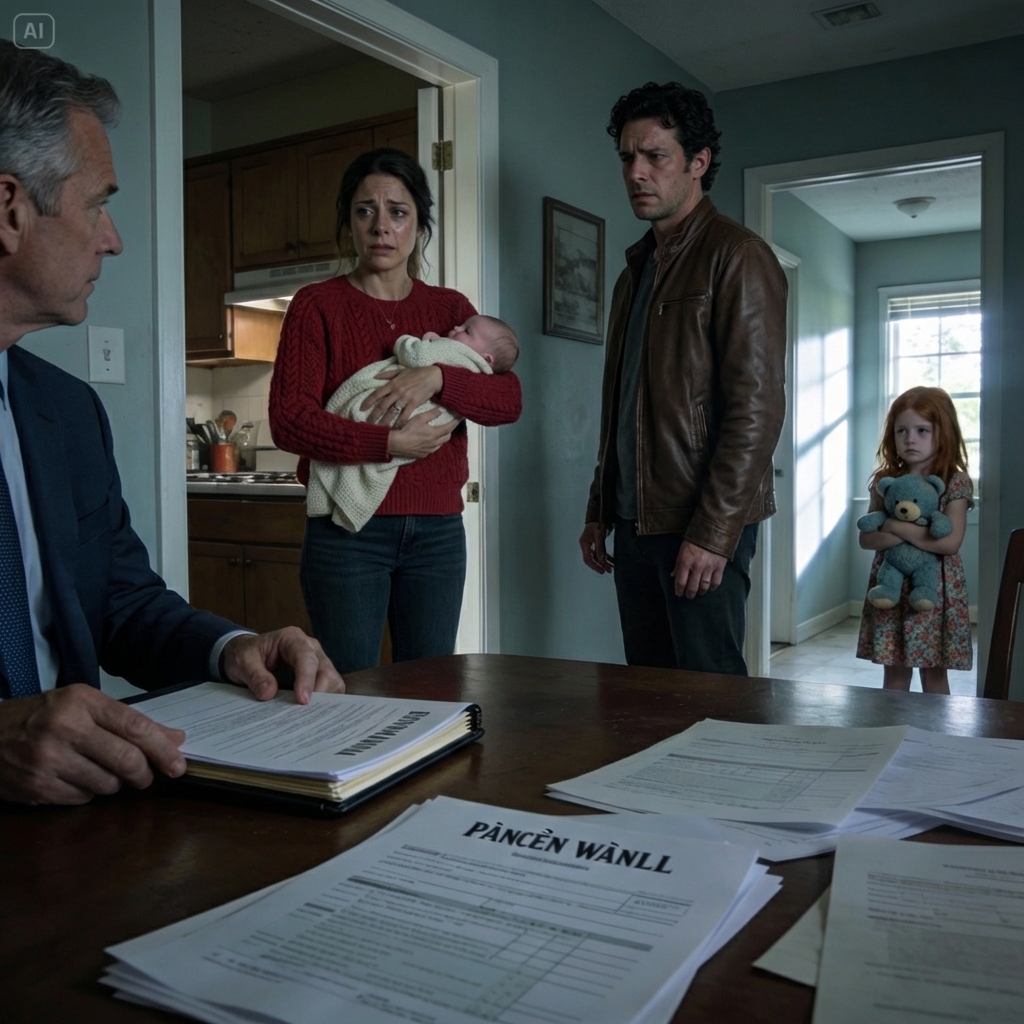 As i left the house after my husband promised he’d handle the baby while working from home, my daughter grabbed my hand and said her dad had been acting strangely the night before, whispering to someone that it all had to happen “first thing in the morning,” and a chill ran through me as i rushed back home.