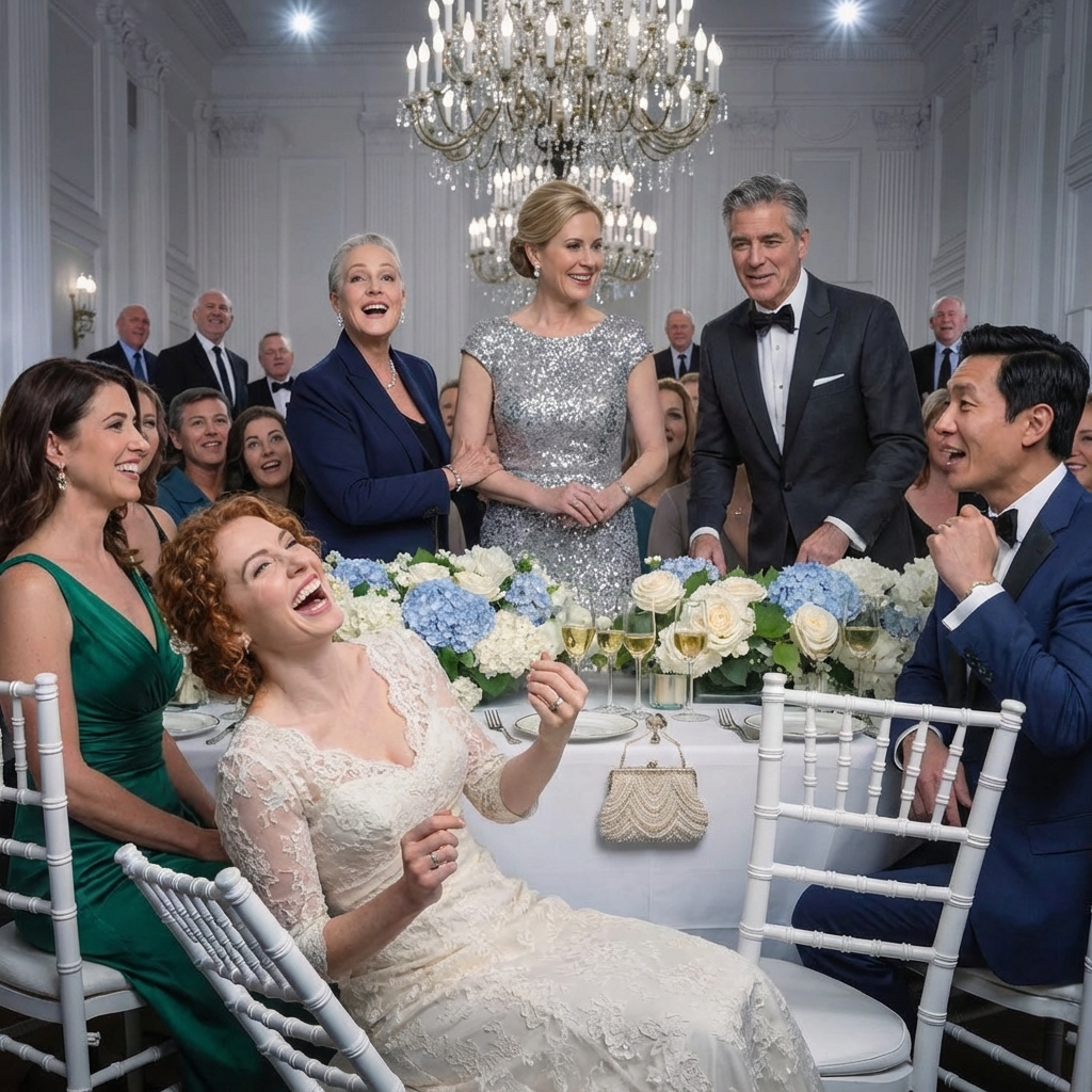 My sister texted, “Don’t come to the rehearsal dinner; my fiance’s dad is a federal judge and you’ll embarrass us,” so I stayed silent, put on a navy dress anyway, walked into Rosewood Manor beside the mentor who actually raised me, and watched my parents pretend I didn’t exist, until the silver haired judge at the head table stood up, stared straight at me, and said, “Your Honor,” and my sister’s smile collapsed mid laugh.