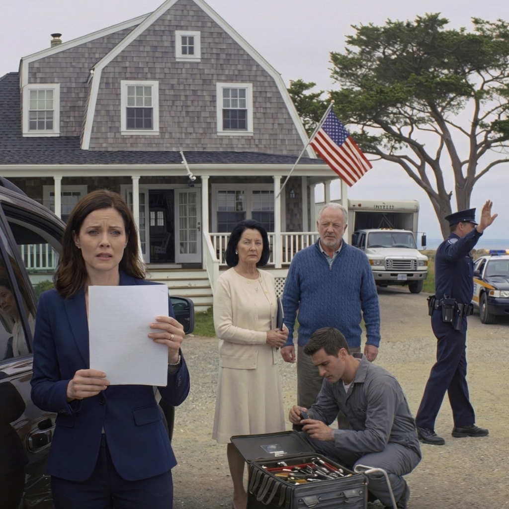 I drove to my vacation house hoping for peace—only to find a court-style eviction notice, with my name listed as an “unauthorized occupant.” I called my mother, and she laughed, saying that because I refused to take on their debt, I was going to lose this house too. At the county courthouse, the clerk froze and whispered, “Restricted hold—suspected forgery,” then urged me to go back immediately.