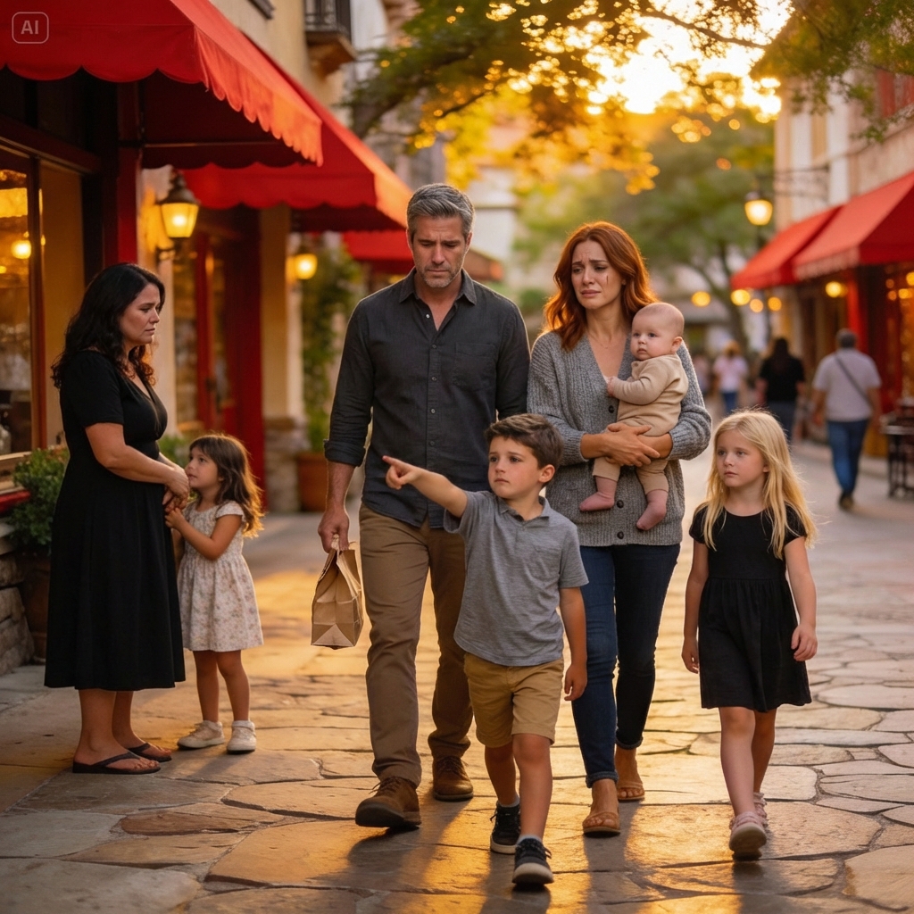 He chose my sister and left me shattered, and four years later when his eyes fell on my daughter standing beside me, fear overtook him as the past he had hidden rushed back all at once.