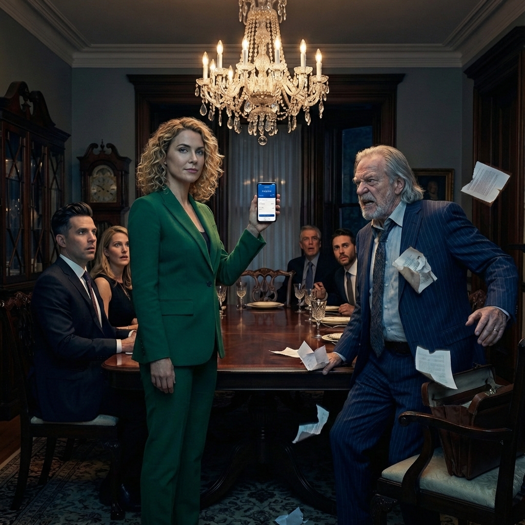 I never told my fiancé’s father that my “small online business” was actually a global fintech empire. To him, I was a gold digger after his family fortune. At our engagement dinner, he tore up a check for $5,000 and threw the confetti in my face. “That’s a payoff,” he barked. “Take it and leave my son.” I didn’t scream. I simply opened my banking app and showed him the screen. “I don’t need your money, Arthur,” I smiled. “In fact, I just bought the bank that holds all your business loans. And I’m calling them in tomorrow.”