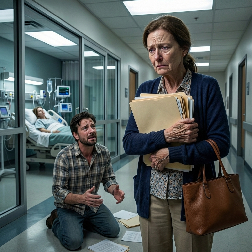 I flew out to visit my son—and found my daughter-in-law alone in the ICU, fighting for her life. Meanwhile, my son was driving around with other women in the car I had given him. I made one call and reported the car missing. Two days later, when he was released, he fell to his knees in front of me—after discovering what I had done next…