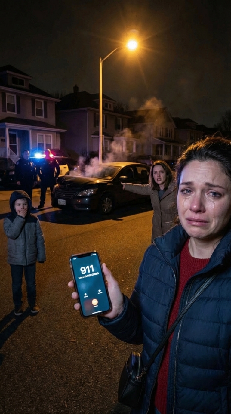 My sister “borrowed” my 15-year-old daughter’s brand-new car, wrapped it around a tree—and then called the police on my child. Our parents lied to protect their golden daughter. I said nothing. I stayed calm. And I did this. Three days later, their faces drained of color when…