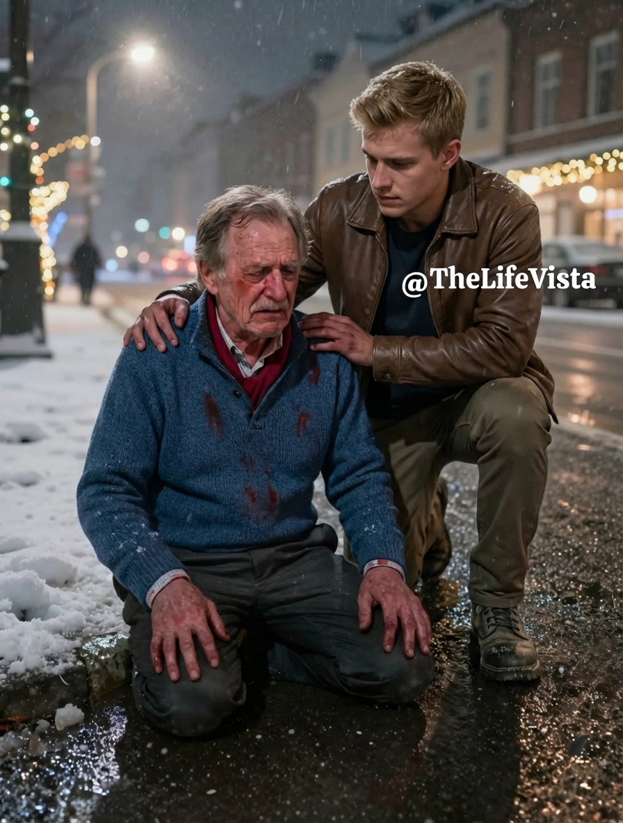 He Was Just Trying to Get Home: How a Broke College Student Walked a Collapsing Stranger Through a Violent Storm—and Discovered the Man Was a Billionaire Who Would Change His Life Forever