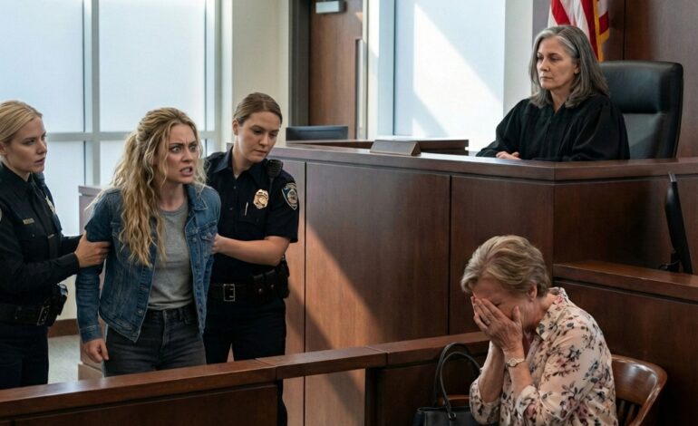 I never told my parents I was a federal judge. To them, I was still the “dropout failure,” while my sister was the golden child. Then she took my car and committed a hit-and-run. My mother grabbed my shoulders, screaming, “You have no future anyway! Say you were driving!” I stayed calm and asked my sister quietly, “Did you cause the accident and flee?” She snapped back, “Yes, I did. Who would believe you? You look like a criminal.” That was enough. I pulled out my phone. “Open the court,” I said. “I have the evidence.”