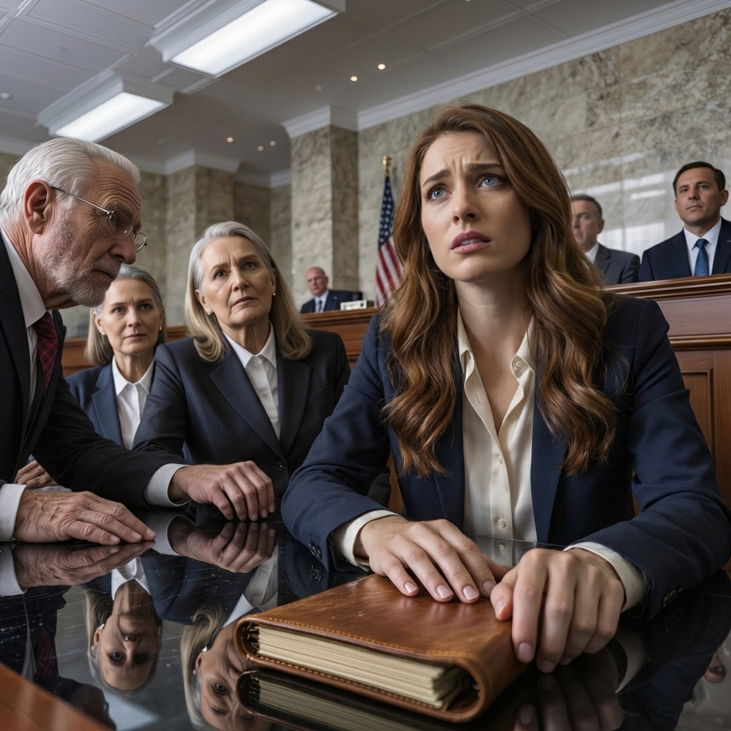 At the Los Angeles county courthouse, my TV-famous parents sat smiling like they’d already reclaimed what my grandfather left me, until the judge’s eyes landed on the worn leather journal in my bag and he murmured, “Wait… you’re her?”