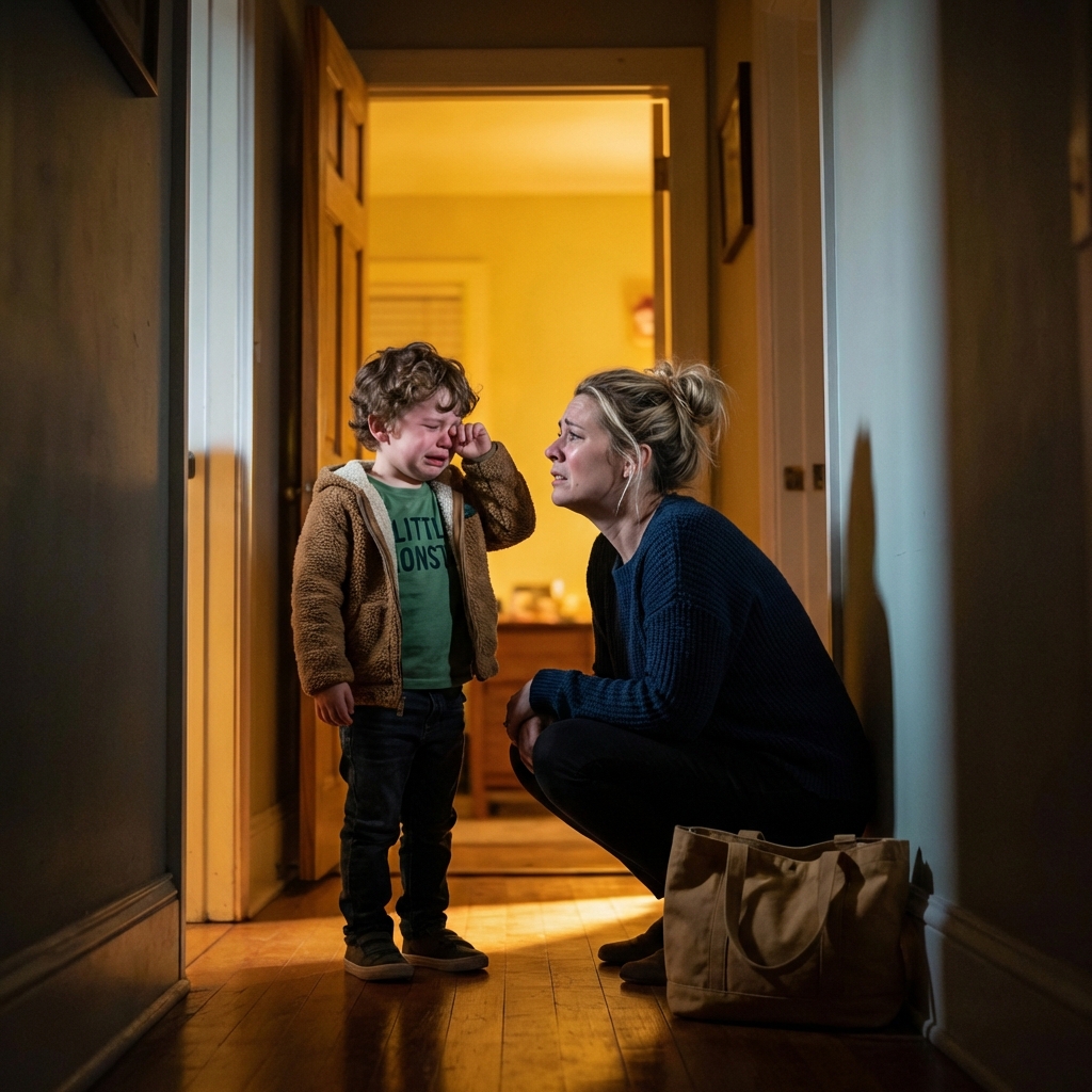 My 7-year-old walked in from grandma’s after christmas, lifted her shirt, and said grandma called her too fat and made her wear a trash bag all day, and when i saw the bruises and belt marks, i didn’t contact anyone, i drove straight to my mother-in-law’s house, and when the door opened, i did this.