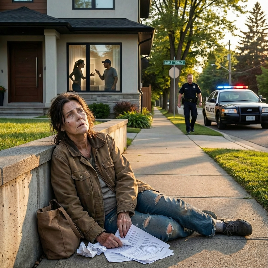 I never imagined the day my own daughter would drag me by the hair and throw me out like trash. I came on a quiet Sunday to drop off papers, believing I was still her mother. Instead, my son-in-law’s fist sent me to the floor while neighbors watched in silence. “Leave,” my daughter hissed in my ear, her voice colder than a stranger’s. “It’s three million. You’re not getting a cent.” As the door slammed behind me and blood filled my mouth, they thought fear would keep me quiet. They didn’t notice the woman across the street dialing 911. And they had no idea what the police were about to uncover once they asked the one question no parent ever expects to hear.