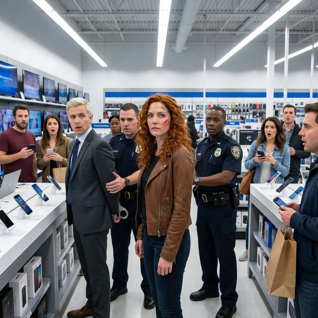 “My husband slapped me so hard the whole store fell silent.” That was the moment I realized this wasn’t just humiliation—it was a public execution of my dignity. People laughed. Phones were pulled out. “Know your place,” he sneered, pulling me toward the door. I stood up, looked him straight in the eye, and calmly said, “You just ruined your own life.” He laughed… without knowing who I really was.