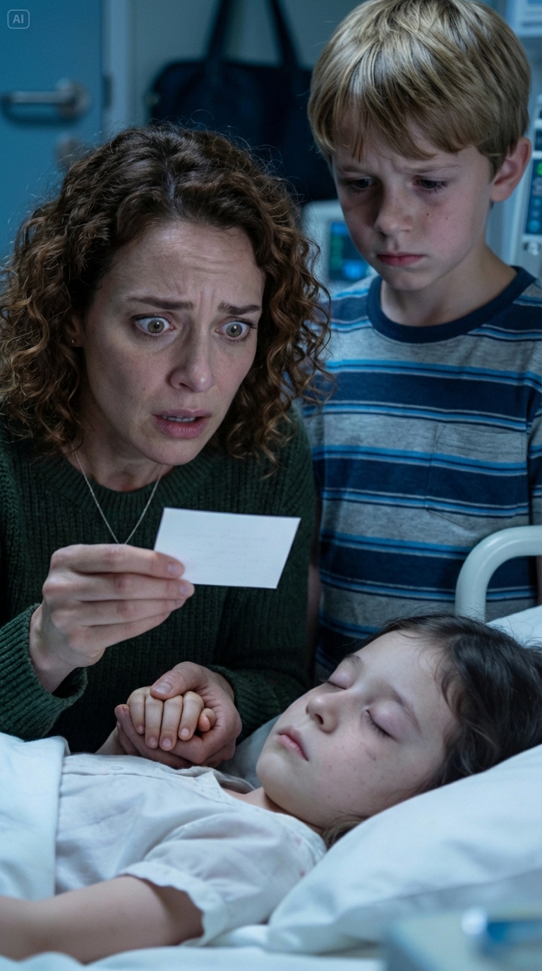 After my niece was hospitalized and fell into a coma, I visited her room with my young son.