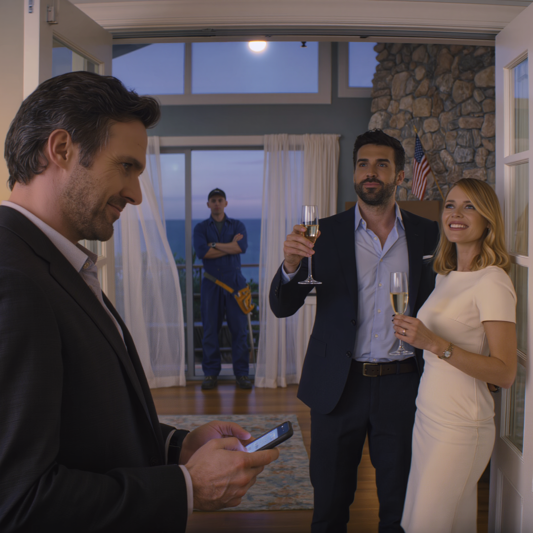 My brother-in-law raised his glass and bragged, “I’m flipping the family beach house easy profit.” I just smiled. He didn’t know I’d quietly bought that house years ago. He also didn’t know the contractor waiting outside was furious.