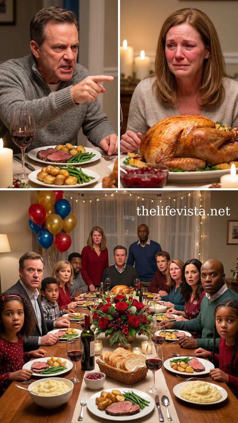 My Husband Slapped Me at the Thanksgiving Table — in Front of His Entire Family
