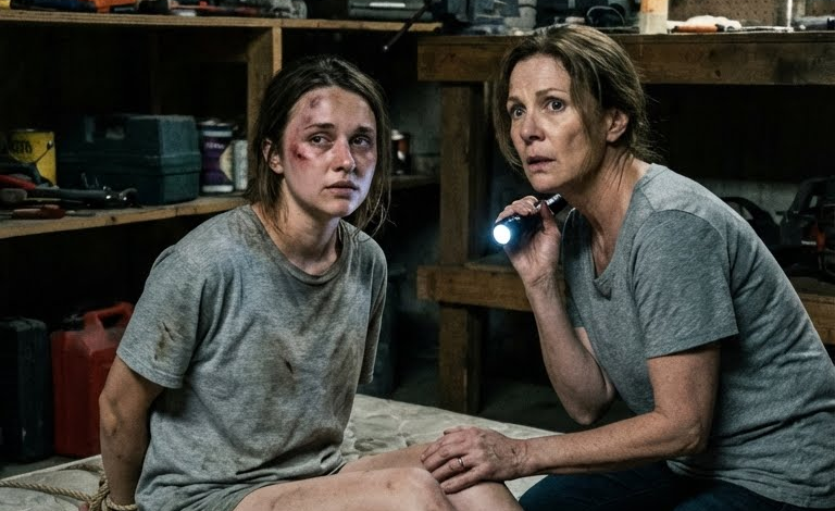 My daughter hadn’t answered my calls for a week, so I drove to her house. My son-in-law smiled and said she was “on a trip.” I almost believed him—until I heard a muffled moan from the locked garage. What I found inside shattered me as a mother forever.