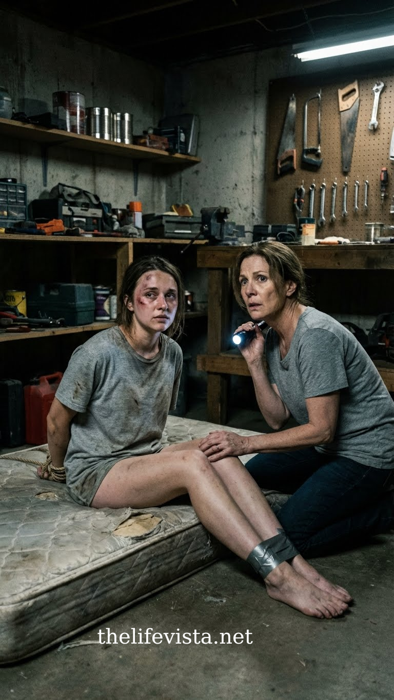 My daughter hadn’t answered my calls for a week, so I drove to her house. My son-in-law smiled and said she was “on a trip.” I almost believed him—until I heard a muffled moan from the locked garage. What I found inside shattered me as a mother forever.