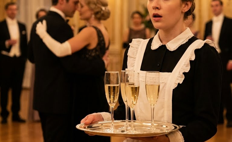 I disguised myself as a waitress at the lavish party, but my blood ran ...